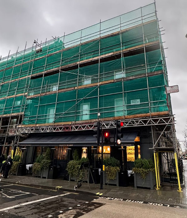Retail Scaffolding In London - BT Scaffolding