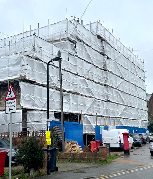 Scaffolding For New Builds - London - BT Scaffolding