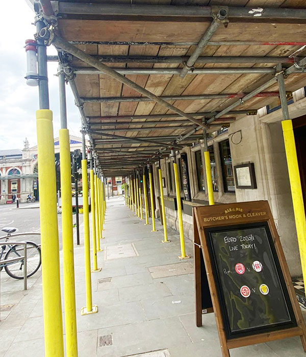 Scaffolding For Retail - London - BT Scaffolding